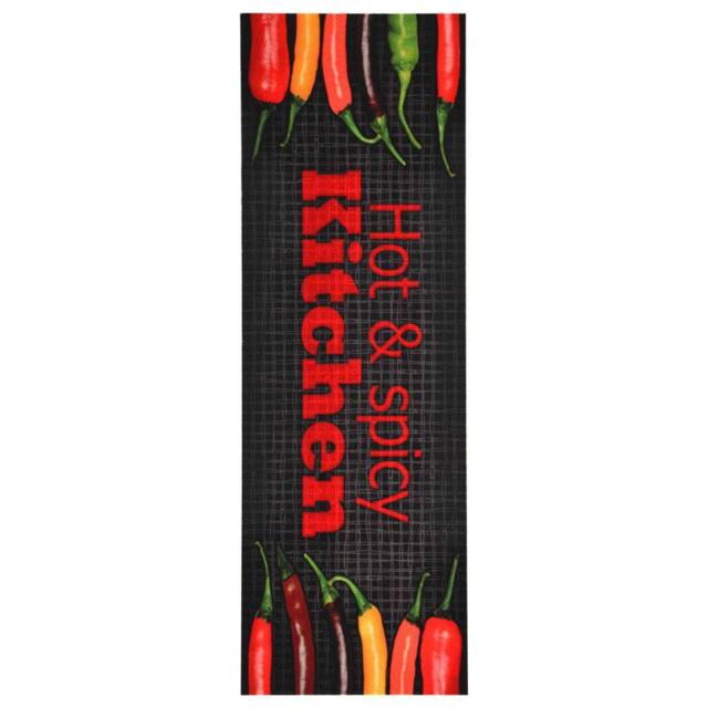 Berkfield Home Kitchen Carpet Washable Hot & Spicy 60x300 cm - image 1