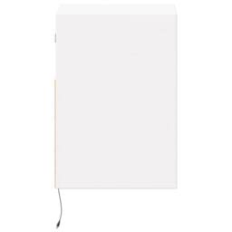 Berkfield Home TV Wall Cabinet with LED Lights White 41x31x45 cm - Size: 41 x 31 x 45 cm - thumbnail 7