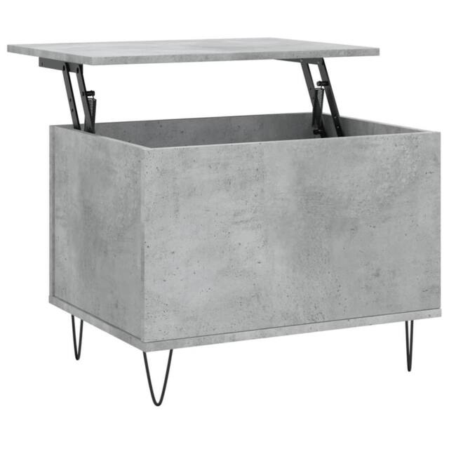 Berkfield Home Coffee Table Concrete Grey 60x44.5x45 cm Engineered Wood - image 1