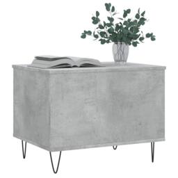 Berkfield Home Coffee Table Concrete Grey 60x44.5x45 cm Engineered Wood - thumbnail 4