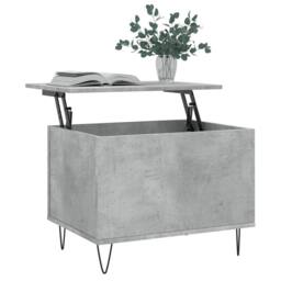 Berkfield Home Coffee Table Concrete Grey 60x44.5x45 cm Engineered Wood - thumbnail 3