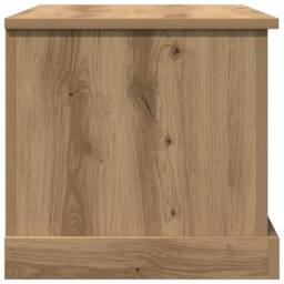 Berkfield Home Storage Box Artisan Oak 70x40x38 cm Engineered Wood in Brown - Size: 70 x 40 x 38 cm - thumbnail 7