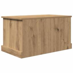 Berkfield Home Storage Box Artisan Oak 70x40x38 cm Engineered Wood in Brown - Size: 70 x 40 x 38 cm - thumbnail 8