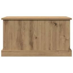 Berkfield Home Storage Box Artisan Oak 70x40x38 cm Engineered Wood in Brown - Size: 70 x 40 x 38 cm - thumbnail 5