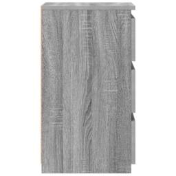 Berkfield Home Decorative Bed Cabinets 2 pcs Grey Sonoma 40x35x62.5 cm Engineere - thumbnail 7