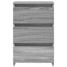 Berkfield Home Decorative Bed Cabinets 2 pcs Grey Sonoma 40x35x62.5 cm Engineere - thumbnail 4