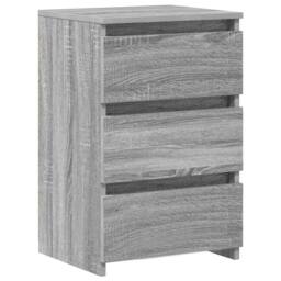 Berkfield Home Decorative Bed Cabinets 2 pcs Grey Sonoma 40x35x62.5 cm Engineere - thumbnail 6