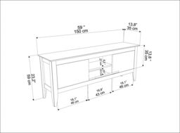 Decorotika Verde Tv Stand in Beige - thumbnail 6