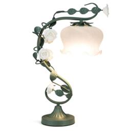 Costway Bedside Table Lamp Vintage Decorative Nightstand Lamp Bulb Excluded - thumbnail 3