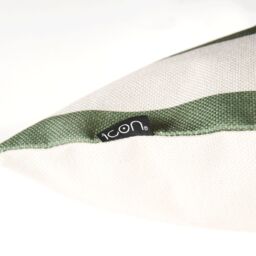 Striped Scatter Cushion Green 43x43cm - thumbnail 4