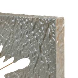 Wyld and Coco Atlas and Co Modern Metal Wall Sculpture Grey Abstract Panels Central - thumbnail 5