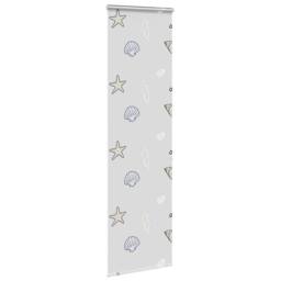 Berkfield Home Shower Roller Blind with Cassette 60x240 cm Fabric Width 56 cm in Light Grey - thumbnail 3