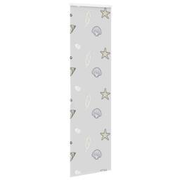 Berkfield Home Shower Roller Blind with Cassette 60x240 cm Fabric Width 56 cm in Light Grey - thumbnail 4