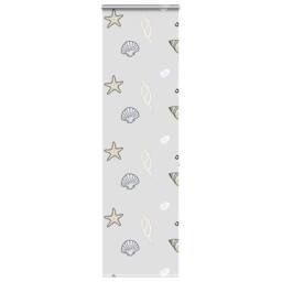 Berkfield Home Shower Roller Blind with Cassette 60x240 cm Fabric Width 56 cm in Light Grey - thumbnail 2