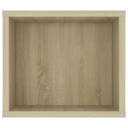 Berkfield Home Hanging TV Cabinet Sonoma Oak 100x30x26.5 cm Engineered Wood in Brown - thumbnail 5