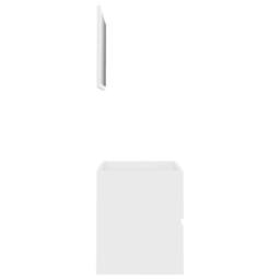 Berkfield Home Durable 2 Piece Bathroom Furniture Set White Engineered Wood - thumbnail 4