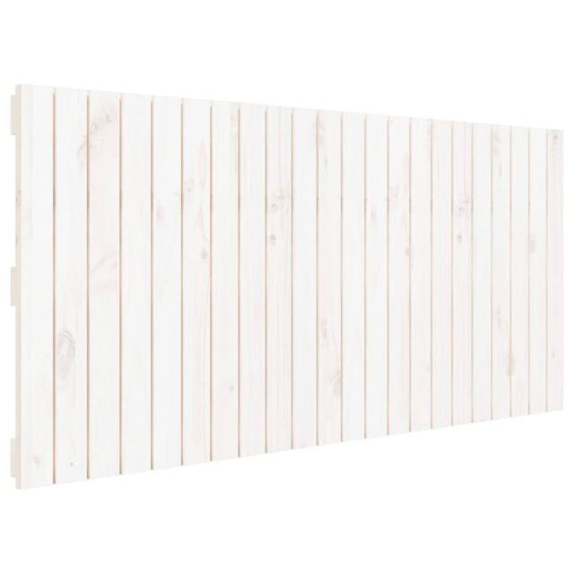 Berkfield Home Wall Headboard White 140x3x60 cm Solid Wood Pine - Size: 140 x 3 x 60 cm - image 1
