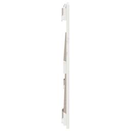 Berkfield Home Wall Headboard White 140x3x60 cm Solid Wood Pine - Size: 140 x 3 x 60 cm - thumbnail 5