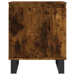 Berkfield Home Elegant Bedside Cabinets 2 pcs Smoked Oak 40x30x50 cm Engineered Wood in Brown - Size: 40 x 30 x 50 cm - thumbnail 5