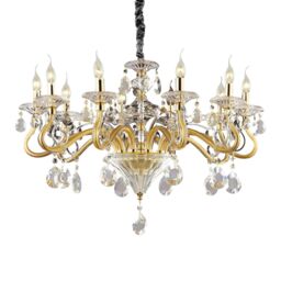 Netlighting Negresco 10 Light Chandelier Gold Finish E14