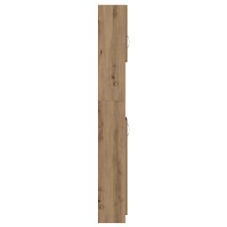 Berkfield Home Bathroom Cabinet Artisan Oak 32x25.5x190 cm Engineered Wood in Brown - thumbnail 5
