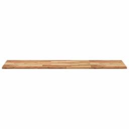Berkfield Home Bathroom Vanity Top Oil Finished 120x50x2 cm Solid Wood Acacia in Brown - Size: 120 x 50 x 2 cm - thumbnail 3
