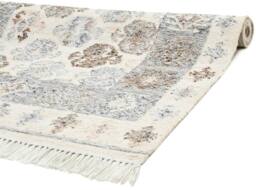 FurnitureboxUK Maren Grey Kilim Patterned Indoor / Outdoor Rug 120x170cm in Light Grey - Size: 170 cm x 120 cm - thumbnail 8