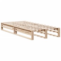Berkfield Home Bookcase Bed without Mattress 90x190 cm Single Solid Wood Pine in Brown - thumbnail 5