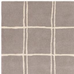 The Rug Shop UK Grey Handmade Modern Easy to clean Chequered Area Rug - Size: 200 cm x 290 cm - thumbnail 2