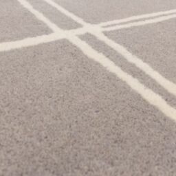 The Rug Shop UK Grey Handmade Modern Easy to clean Chequered Area Rug - Size: 200 cm x 290 cm - thumbnail 3