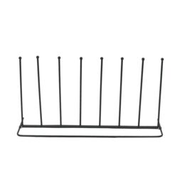 Oypla 4 Pair Wellington Boot Rack Stand in Black - thumbnail 5