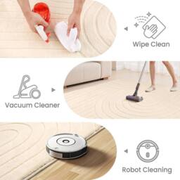 PAWNORA Cream 200x300cm Soft Fluffy Anti-Slip Mat - Size: 200 cm x 300 cm - thumbnail 3