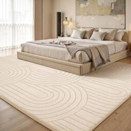 PAWNORA Cream 200x300cm Soft Fluffy Anti-Slip Mat - Size: 200 cm x 300 cm - thumbnail 5