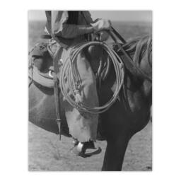 "Artery8 Russell Lee Cowboy Regalia & Equipment Photograph Wall Art Print in Grey - Size: W12"" x H16""" - thumbnail 1