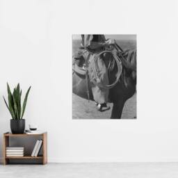 "Artery8 Russell Lee Cowboy Regalia & Equipment Photograph Wall Art Print in Grey - Size: W12"" x H16""" - thumbnail 4