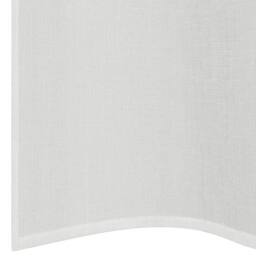 EONLION Voile Curtains Grommets 2pcs in White - Size: 100 cm - thumbnail 5