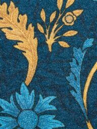 Artsy Mats William Morris Blue Indoor Washable Doormat 60x40cm - Size: 40 cm x 60 cm - thumbnail 2