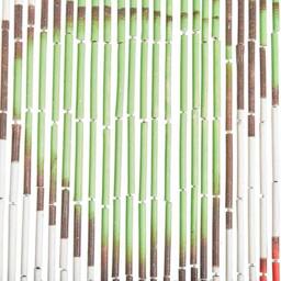 Berkfield Home Insect Door Curtain Bamboo 90x200 cm - thumbnail 1