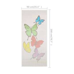 Berkfield Home Insect Door Curtain Bamboo 90x200 cm - thumbnail 6