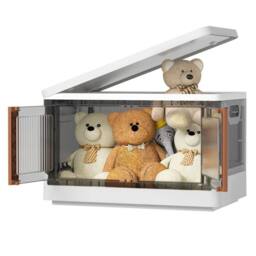Kelvenix 3 Pack 32L Storage Box Plastic in White - thumbnail 3