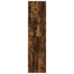 Berkfield Home Wardrobe Smoked Oak 100x50x200 cm Engineered Wood in Brown - Size: 100 x 50 x 200 cm - thumbnail 5