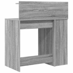 Berkfield Home Modern Desk with Storage Grey Sonoma 90x48x101.5 cm Engineered wood - thumbnail 7