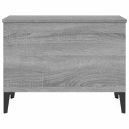 Berkfield Home Decorative Coffee Table Grey Sonoma 60x44.5x45 cm Engineered Wood - thumbnail 7