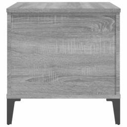 Berkfield Home Decorative Coffee Table Grey Sonoma 60x44.5x45 cm Engineered Wood - thumbnail 8