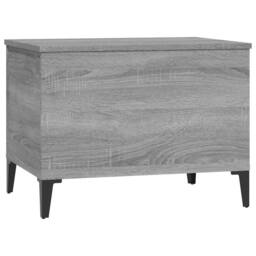 Berkfield Home Decorative Coffee Table Grey Sonoma 60x44.5x45 cm Engineered Wood - thumbnail 6