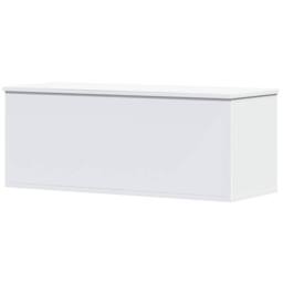 Berkfield Home Storage Box White 90x35x35 cm Engineered Wood - Size: 90 x 35 x 35 cm - thumbnail 6