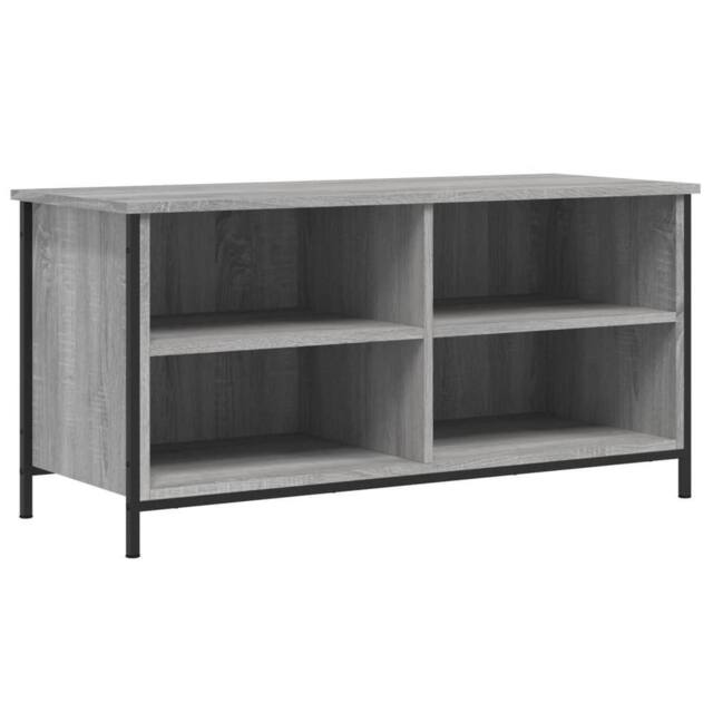 Berkfield Home TV Cabinet Grey Sonoma 100x40x50 cm Engineered Wood - Size: 100 x 40 x 50 cm - image 1