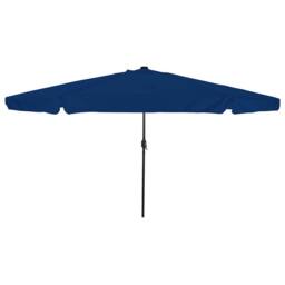 Berkfield Home Modern Garden Parasol with LED Lights √ò395x245 cm Azure Blue - Size: 395x245 cm - thumbnail 2