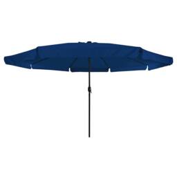 Berkfield Home Modern Garden Parasol with LED Lights √ò395x245 cm Azure Blue - Size: 395x245 cm - thumbnail 4