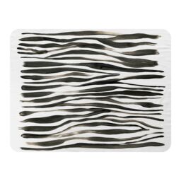 Benjamin Tate Design Zebra Stripes Blanket in Natural - Size: 120 cm x 150 cm - thumbnail 1